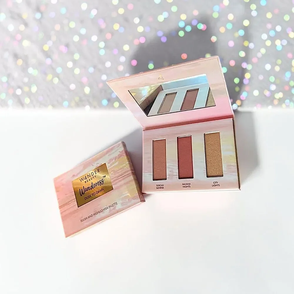 Wander Beauty Wanderess Dusk to Dawn Blush and Highlighter Palette NIB